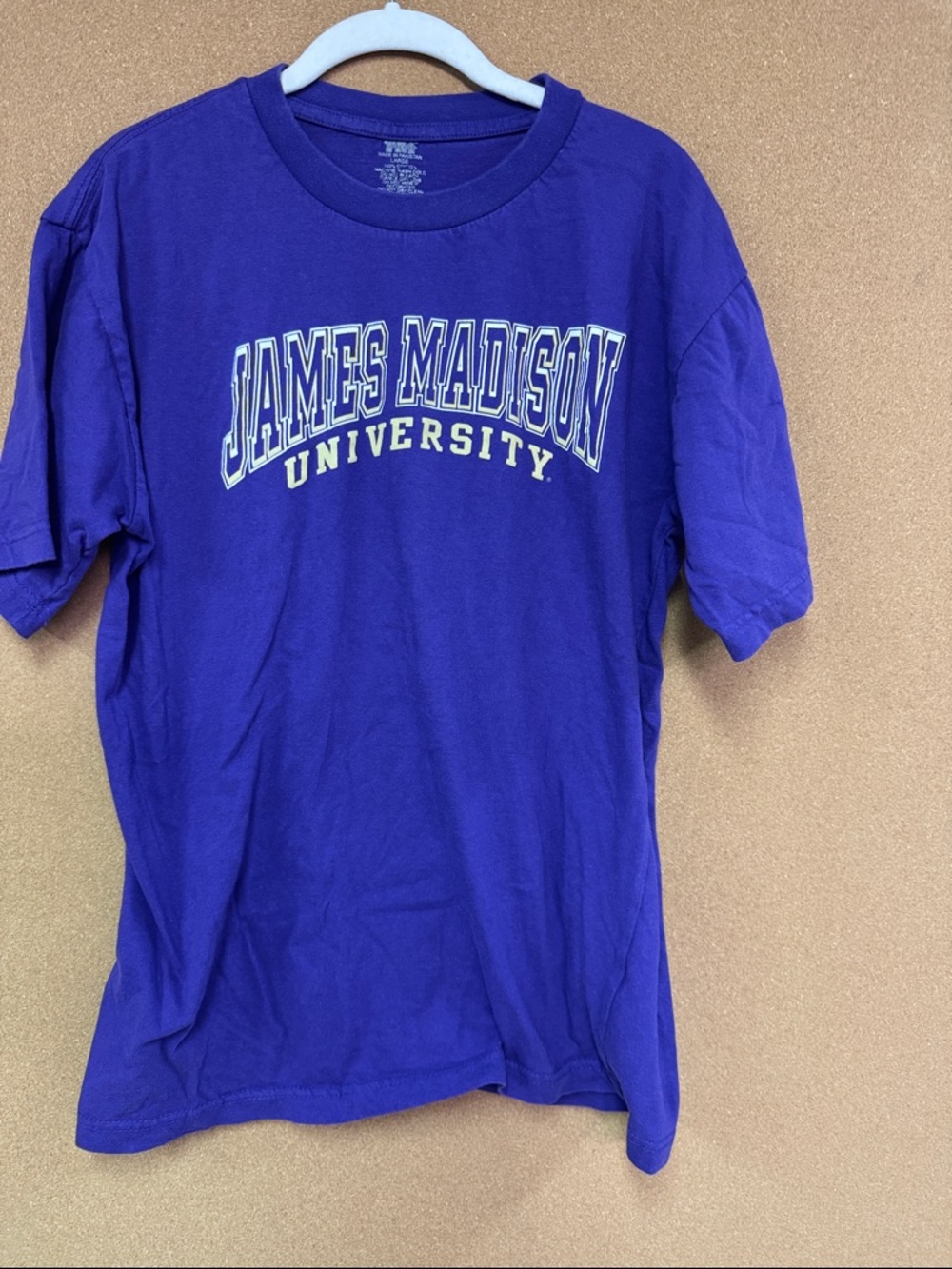 James Madison University Purple Tee - size XL